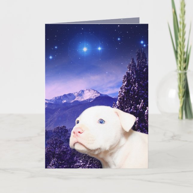 Dog is God spelled backwards... Holiday Card (Front)