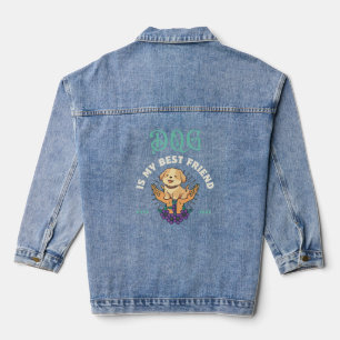 DOG IS MY BEST FRIEND DOG DAY DOGS LOVERS PET DENIM JACKET