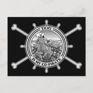 Dog Is My Co-Pirate II Postcard