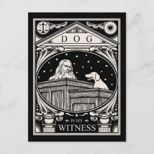Dog Is My Witness Postcard