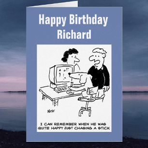 Dog is Playing at a Computer