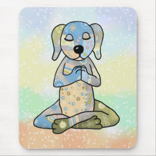 dog joga mousepad