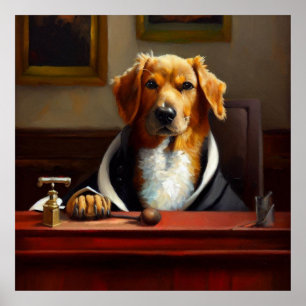 Dog Judge Poster