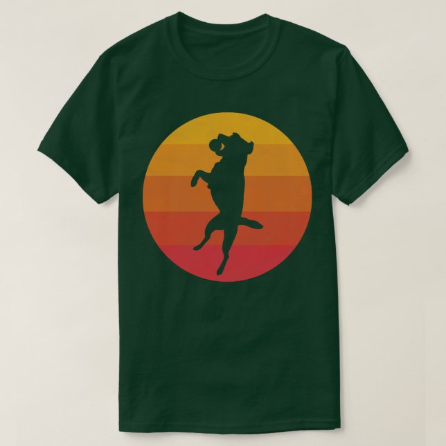 Dog Jumping T-Shirt (Design Front)