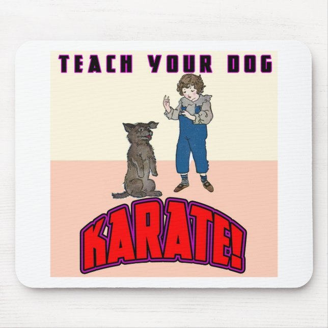Dog Karate 3 Mouse Pad (Front)