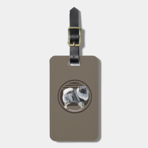 Dog-keeshond Luggage Tag