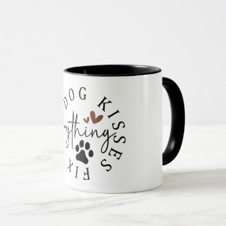 Dog Kisses Fix Everything Mug