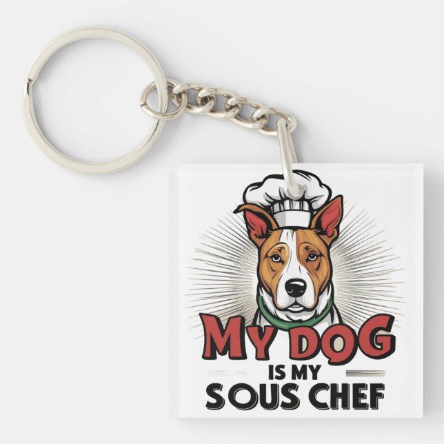 Dog Kitchen Buddy Key Ring (Front)