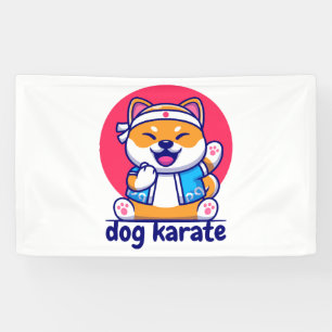 dog knows karate banner