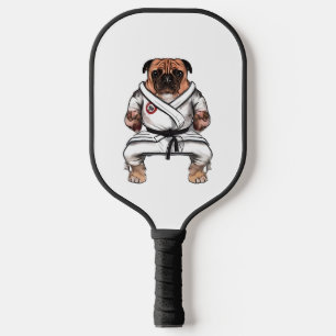 dog knows karate pickleball paddle
