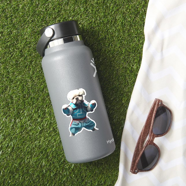 Dog Knows Karate transformed  (HydroFlask Insitu)