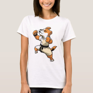 Dog Knows Karate transformed T-Shirt