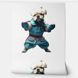 Dog Knows Karate transformed Wallpaper