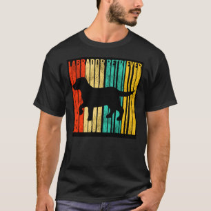 Dog Labrador Retriever Retro T-Shirt