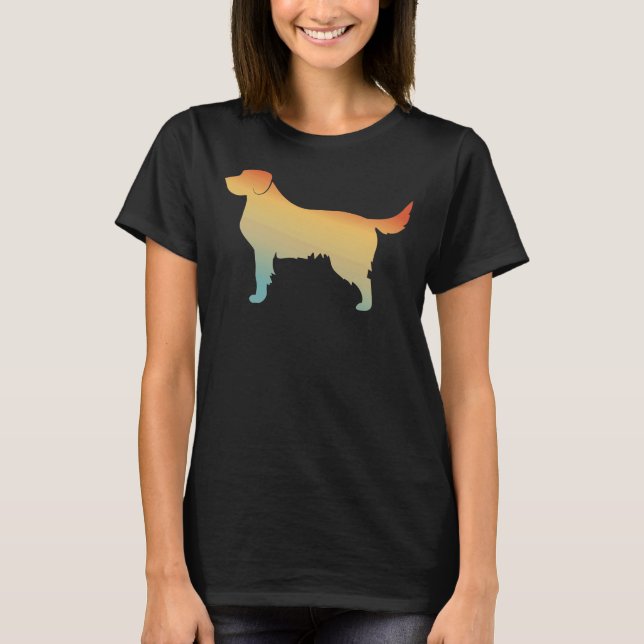 Dog Labrador Retriever Silhouette Mask T-Shirt (Front)