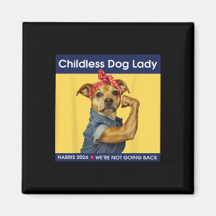 Dog Lady Kamala-harris 2024  Magnet