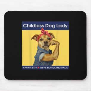 Dog Lady Kamala-harris 2024 Mouse Pad