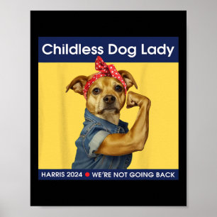 Dog Lady Kamala-harris 2024 Poster