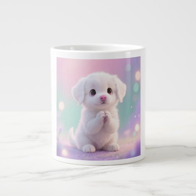 Dog Large Coffee Mug (Front)
