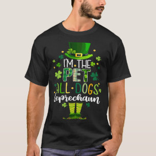 Dog Leprechaun Costume St Patricks Day Irish Kids T-Shirt