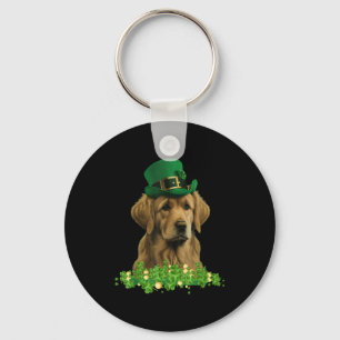 Dog Leprechaun St Patricks Day ,Funny st pattys do Key Ring