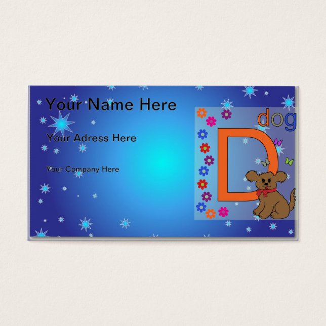 Dog Letter D (Front)