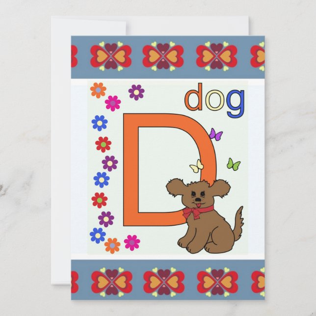 Dog Letter D (Front)