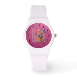 Dog Letter D Watch