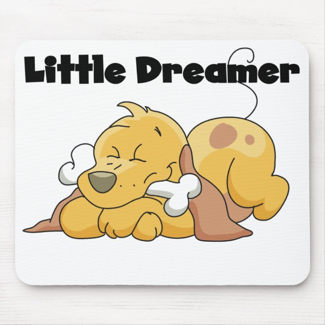 Dog Little Dreamer Mouse Pad (Front)