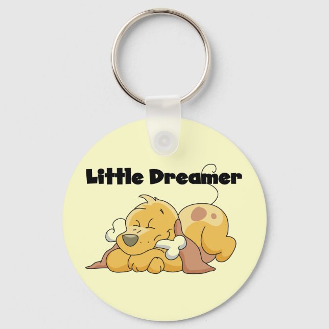 Dog Little Dreamer T-shirts and Gifts Key Ring (Front)