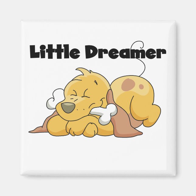 Dog Little Dreamer T-shirts and Gifts Magnet (Front)