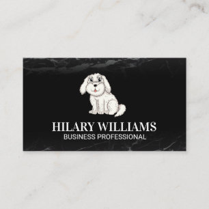 Dog Logo Animal Services Business Card