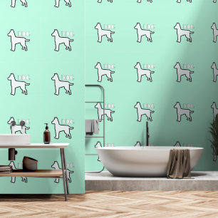 DOG Logo Aqua Green Wallpaper