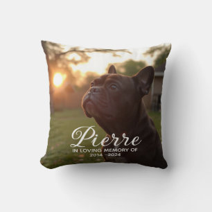 Dog Loss Memorial Cushion