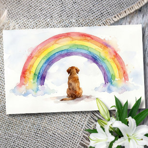 Dog Loss Sympathy Card Personalised name