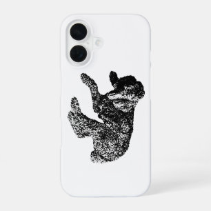 Dog Lounge Phone Case – Ink Line Minimal Design