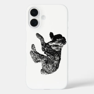 Dog Lounge Phone Case – Ink Line Minimal Design