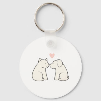 Dog Love Key Ring