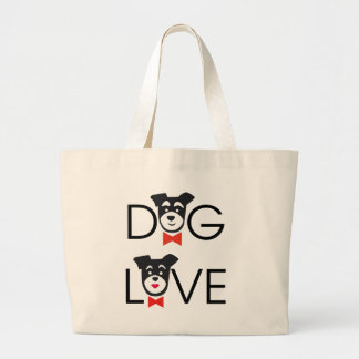 Dog Love Large Tote Bag