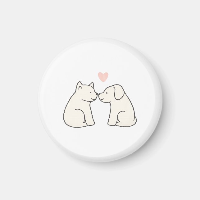 Dog Love Magnet (Front)