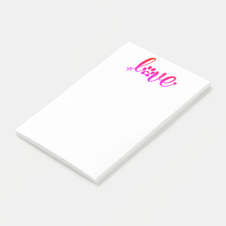 Dog Love Paw Print 4x6 Post-It Notes