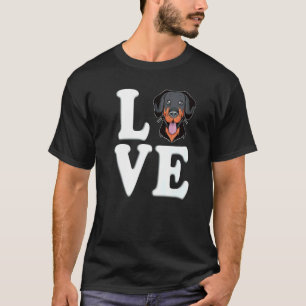 Dog Love Rottweiler For Men And Women  1 T-Shirt