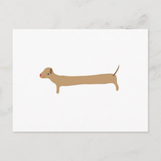 Dog Love Sausage Postcard