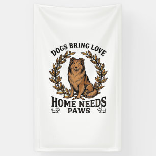 Dog Love Shirt Vintage Engraving Laurel Design (2) Banner