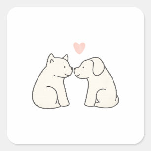 Dog Love Sticker