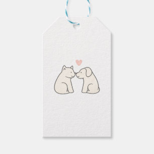 Dog Love Sticker Gift Tags