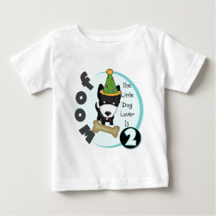 Dog Lover 2nd Birthday Tshirts and Gifts