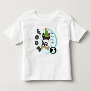 Dog Lover 3rd Birthday T-shirts and Gifts