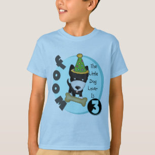Dog Lover 3rd Birthday T-shirts and Gifts