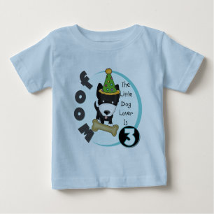 Dog Lover 3rd Birthday T-shirts and Gifts